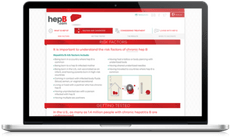 Preview of HepB.com testing page